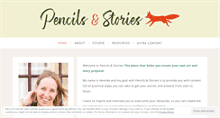 Desktop Screenshot of pencilsandstories.com